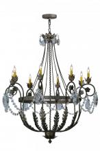 Meyda Green 143218 - 43"W Antonia 8 LT Chandelier