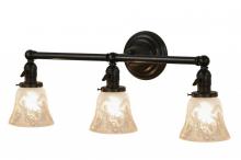 Meyda Green 146608 - 25" Wide Revival Gas & Electric 3 Light Vanity Light