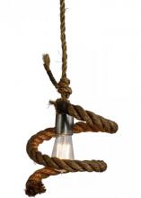 Meyda Green 152480 - 9.5"W Rope Mini Pendant