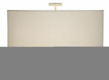 Meyda Green 152504 - 44"W Cilindro White 2 Tier Textrene Flushmount