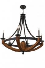 Meyda Green 164690 - 42" Wide Doyle 6 Light Chandelier