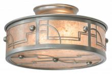 Meyda Green 178159 - 12"W Revival Deco Flushmount