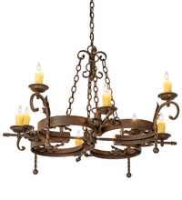 Meyda Green 199184 - 42" Wide Andorra 8 Light Chandelier