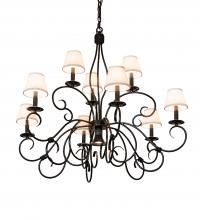 Meyda Green 224138 - 40" Wide Grace 10 Light Two Tier Chandelier