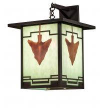 Meyda Green 239207 - 14" Square Hyde Park Arrowhead Wall Sconce