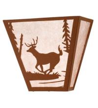 Meyda Green 23944 - 13" Wide Deer Creek Wall Sconce