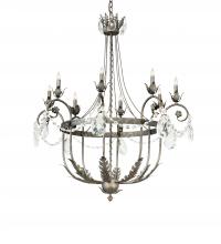 Meyda Green 241448 - 40" Wide Antonia 8 Light Chandelier