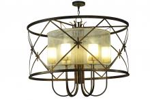 Meyda Green 249906 - 48" Wide Penelope 6 Light Pendant