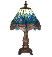 Meyda Green 26597 - 11.5"H Tiffany Hanginghead Dragonfly Mini Lamp