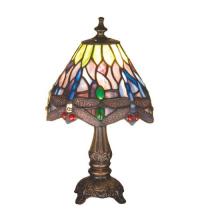 Meyda Green 26615 - 11.5"H Tiffany Hanginghead Dragonfly Mini Lamp