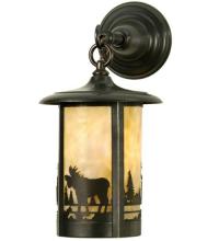 Meyda Green 28791 - 8"W Fulton Moose Creek Hanging Wall Sconce