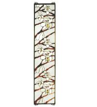 Meyda Green 47887 - 9"W X 42"H Magnolia Stained Glass Window