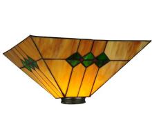 Meyda Green 48276 - 13" Square Martini Mission Shade