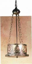 Meyda Green 48347 - 10" Wide Mountain Pine Inverted Pendant