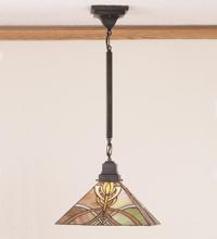 Meyda Green 49146 - 13"Sq Glasgow Bungalow Pendant.609