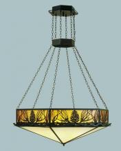 Meyda Green 51006 - 51"W Mountain Pine Inverted Pendant