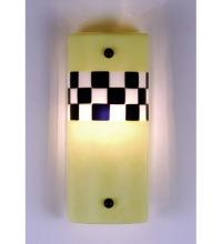 Meyda Green 71033 - 5"W Metro Fusion Yellow Taxi Wall Sconce