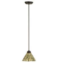 Meyda Green 73652 - 8"W Willow Jadestone Mini Pendant