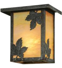 Meyda Green 89640 - 6.5"W Hyde Park Maple Leaf Wall Sconce