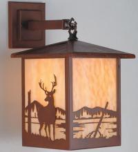 Meyda Green 98564 - 9"W Seneca Deer Creek Hanging Wall Sconce