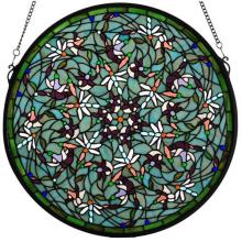 Meyda Green 98956 - 22"W X 22"H Dragonfly Stained Glass Window