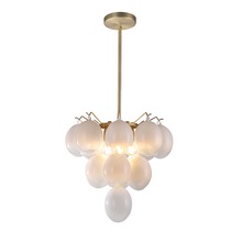 Artcraft AC11992WH - Globo Collection 5-Light Chandelier Brass