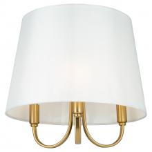 Artcraft SC13334BG - Rhythm 3 Light Semi-Flush Mount Brushed Gold