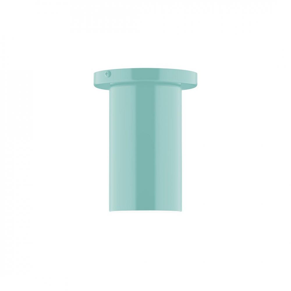 3.5" x 6" Axis Mini Cylinder LED Flush Mount, Sea Green