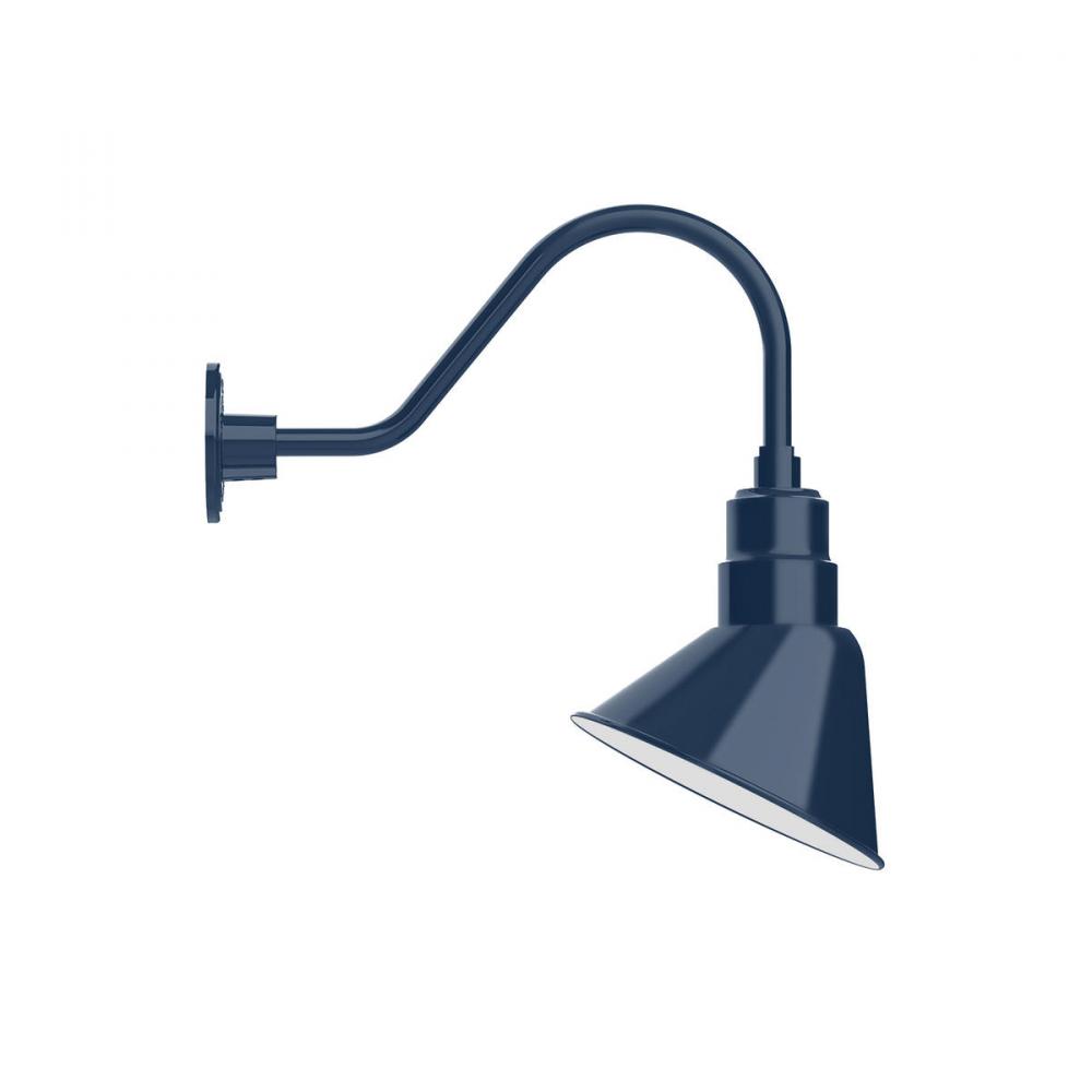 Angle 10" gooseneck wall light