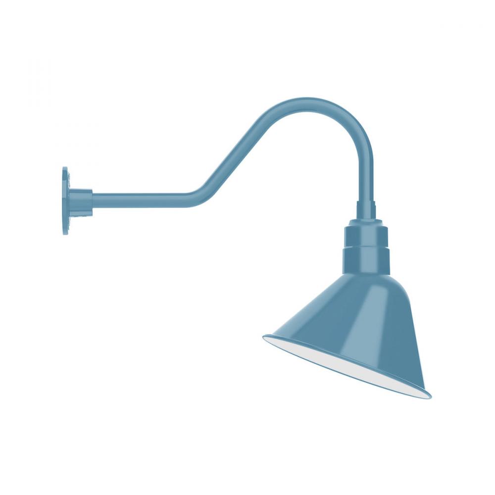 Angle 12" gooseneck wall light