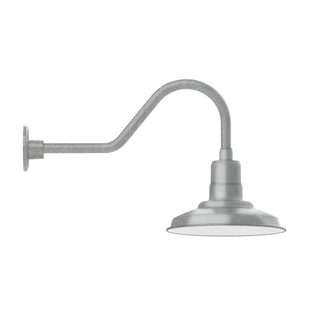 Warehouse 12" gooseneck wall light