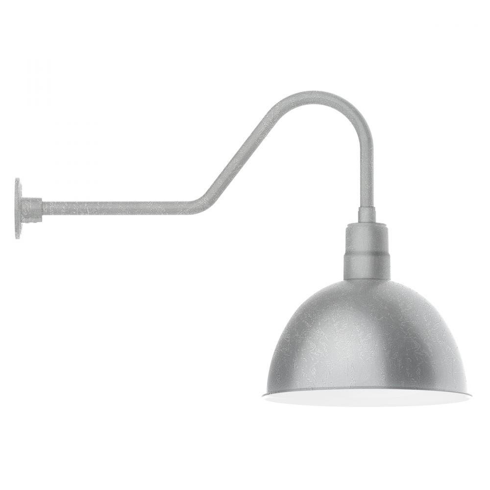 Deep Bowl 16" gooseneck wall light