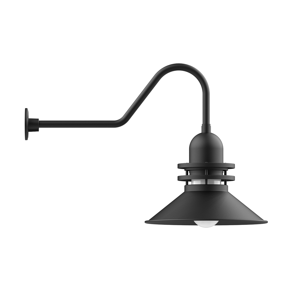 Atomic 18" gooseneck wall light