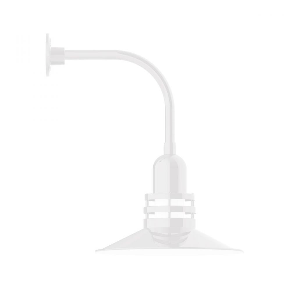 Atomic 16" Curved Arm wall light