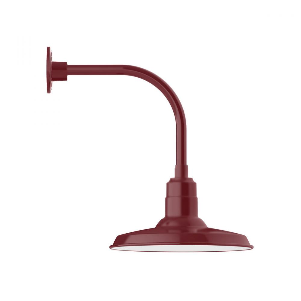 Warehouse 14" Curved Arm wall light