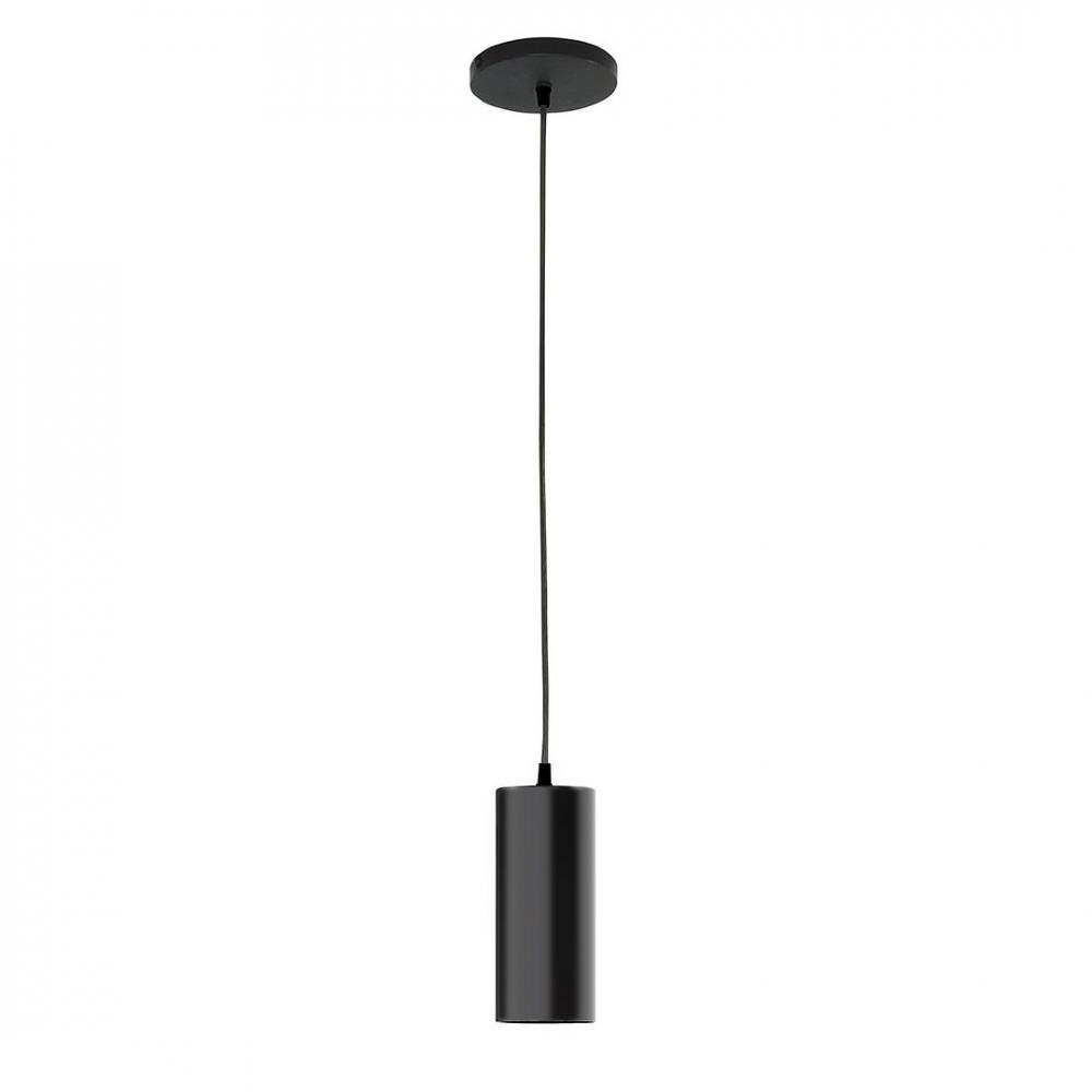 3.5" J-Series shade, black cord with canopy, Black