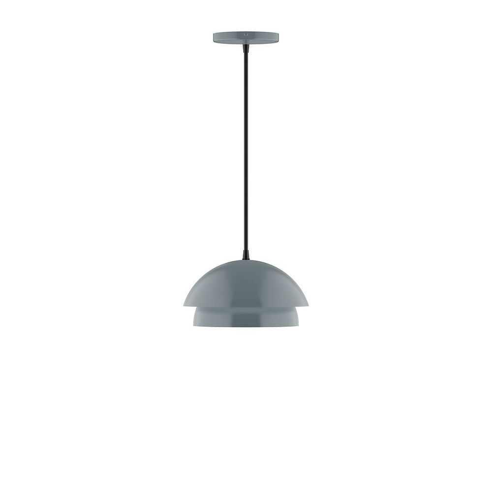 10" Nest LED Pendant, Slate Gray