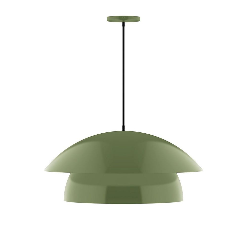 24" Nest LED Pendant, Fern Green