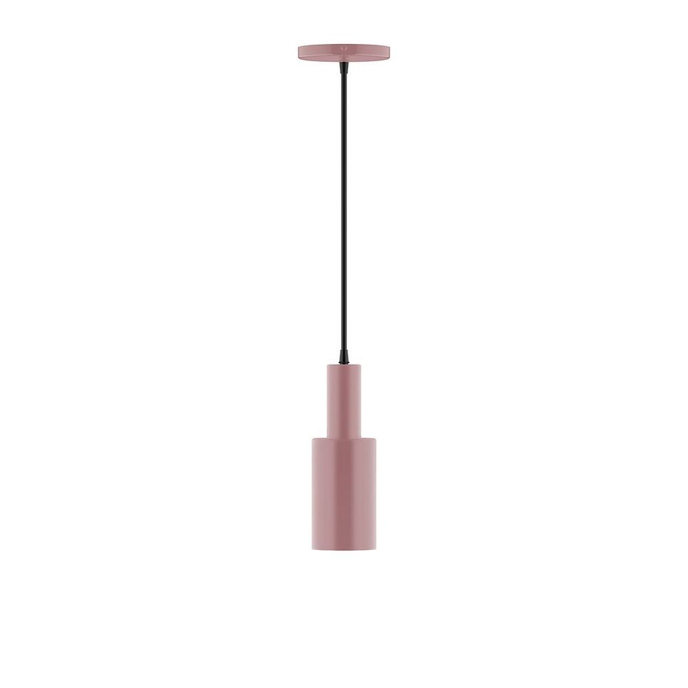 3.5" Stack Mini Cylinder LED Pendant, Mauve