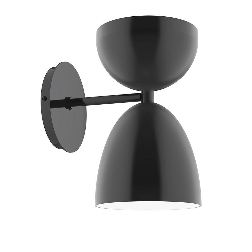 6" Nest LED Wall Sconce, Black