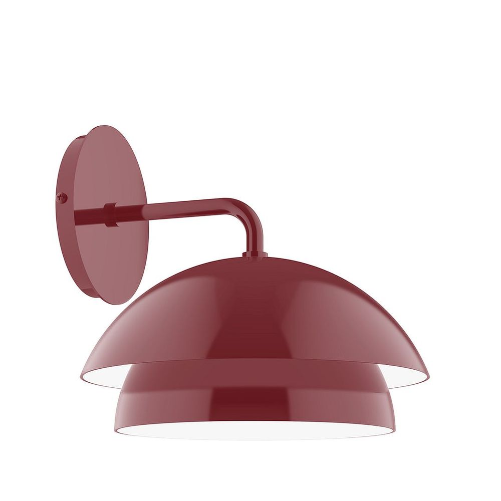 10" Nest LED Wall Sconce, Barn Red