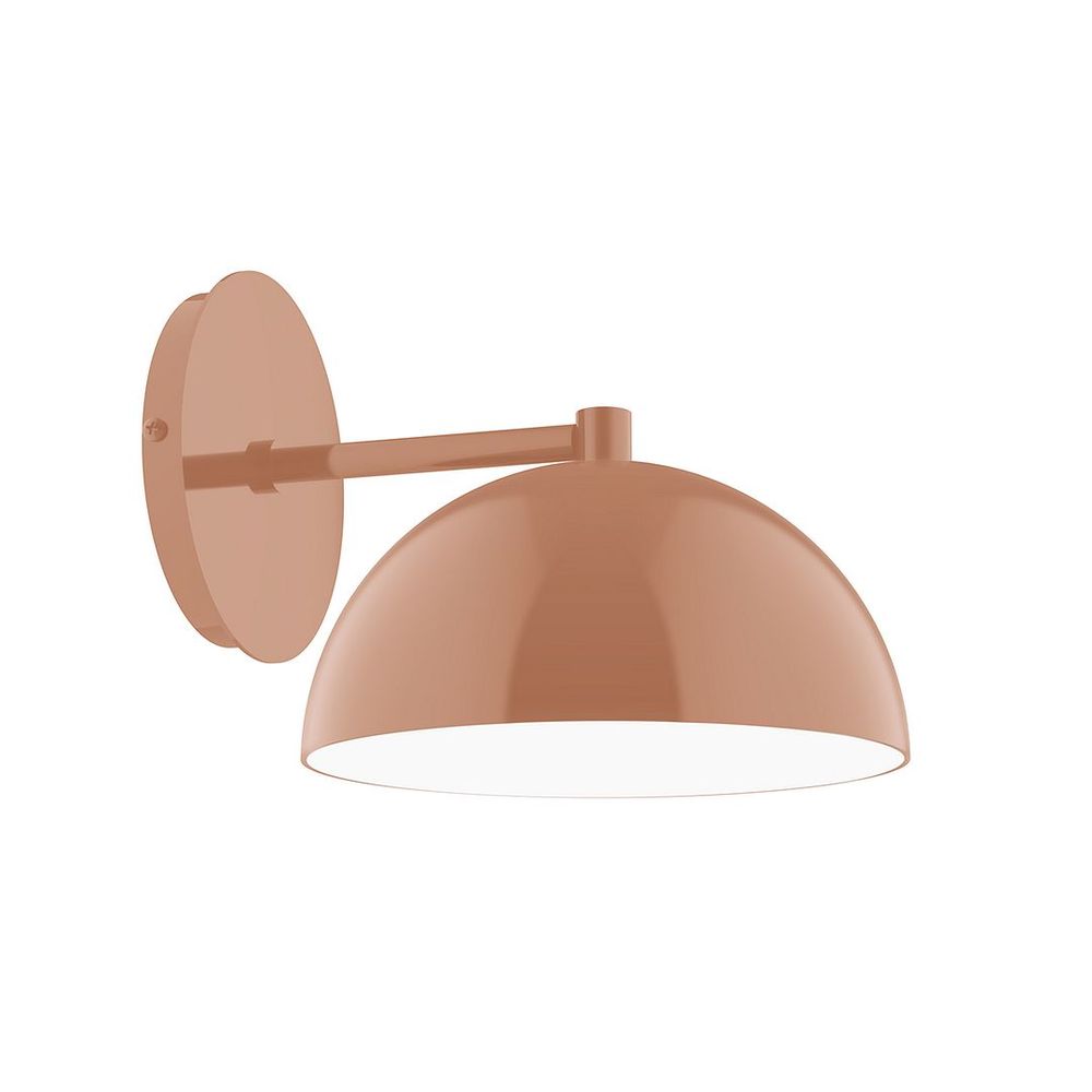 8" Axis Mini Dome LED Wall Sconce, Terracotta