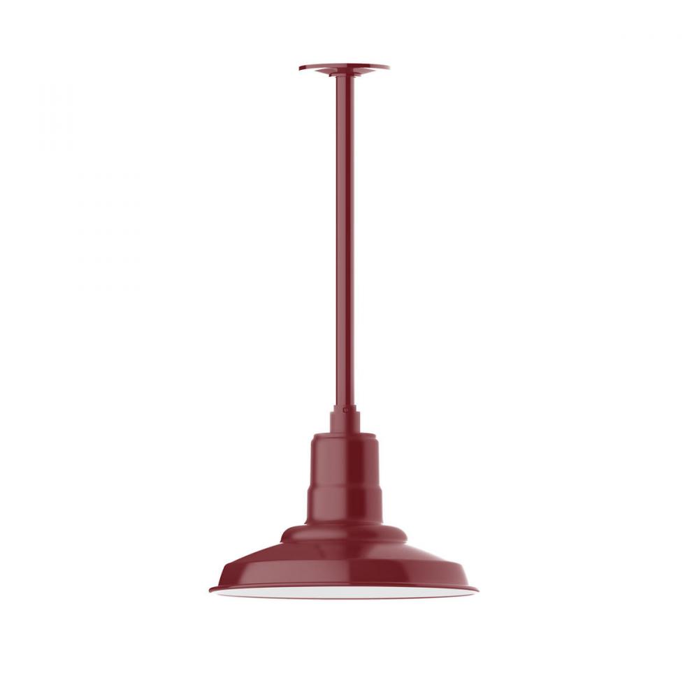 Warehouse 12" pendant, stem mount