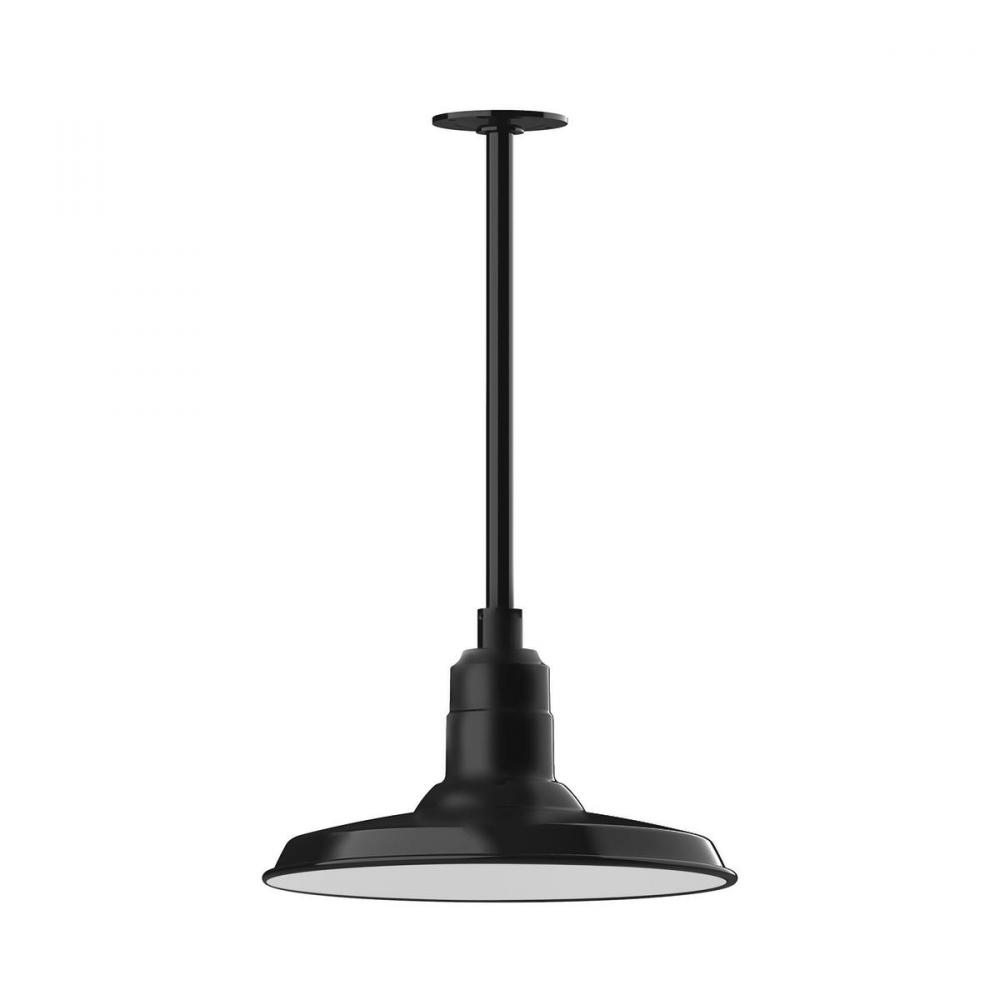 Warehouse 14" pendant, stem mount