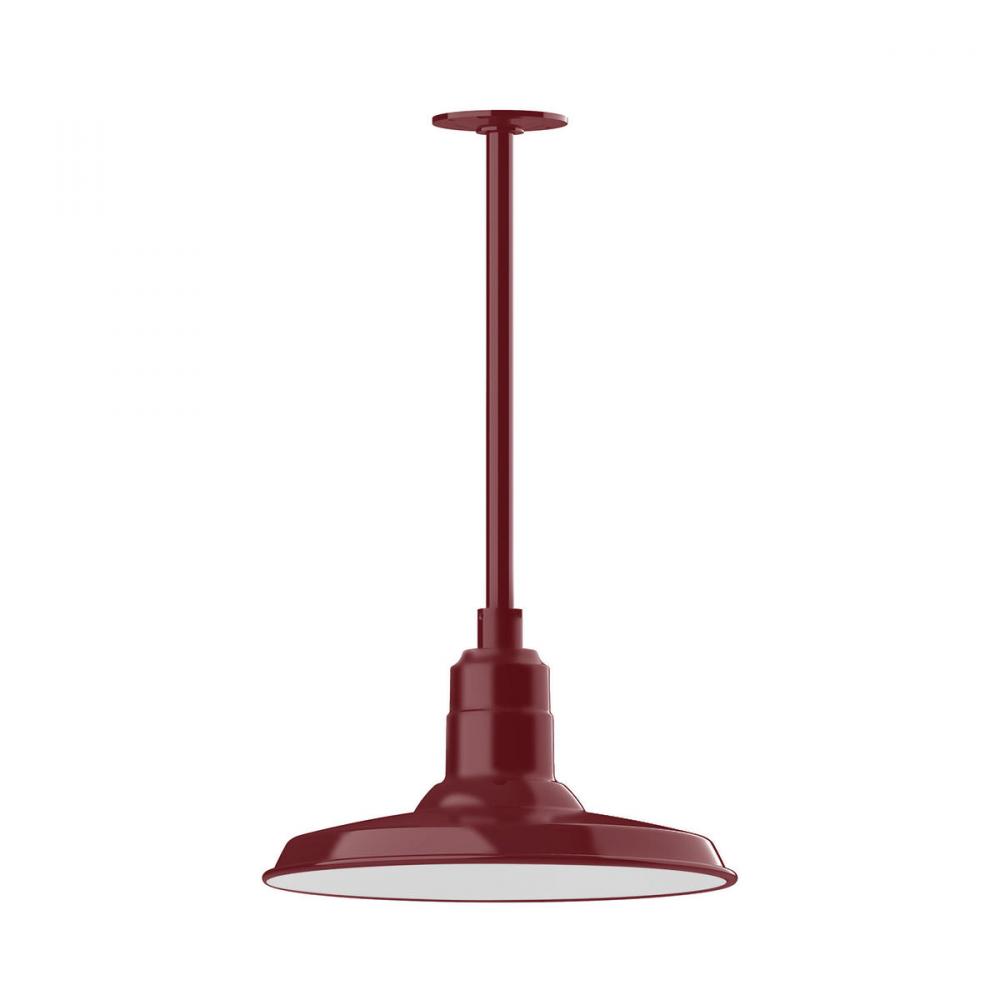 Warehouse 14" pendant, stem mount