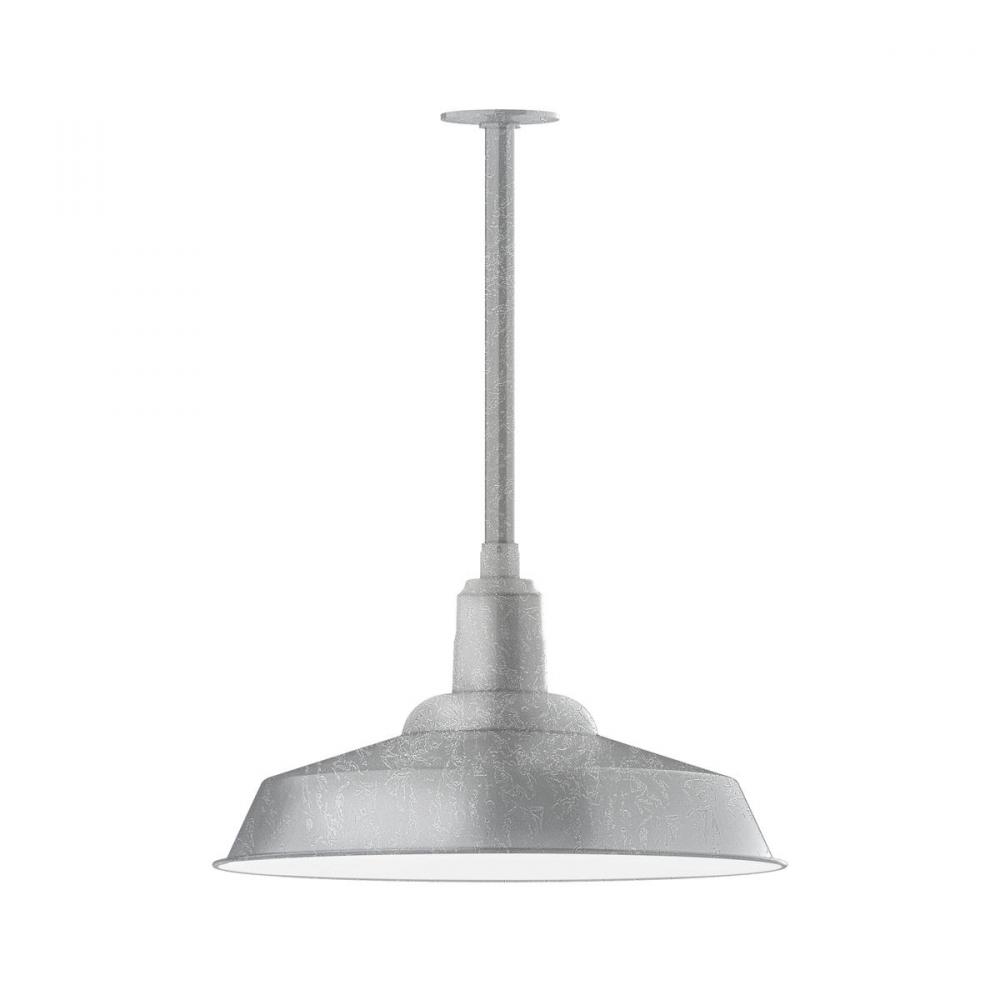 Warehouse 20" pendant, stem mount