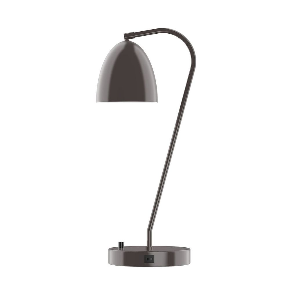 23" J-Series LED Table Lamp, Architectural Bronze