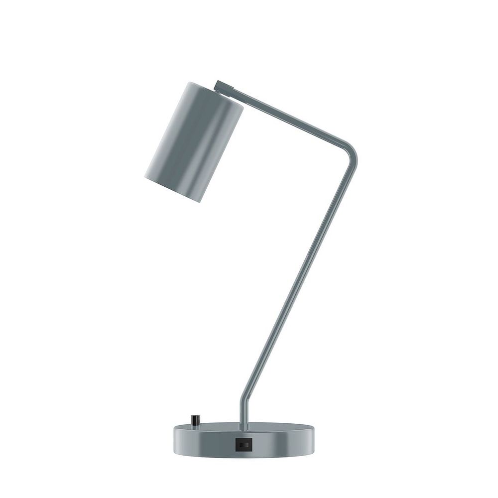 21.5" J-Series LED Table Lamp, Slate Gray