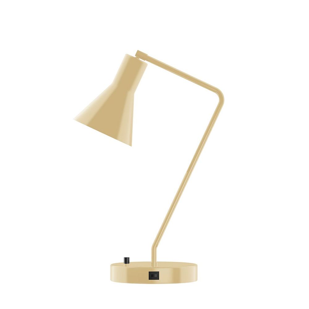 21" J-Series LED Table Lamp, Ivory