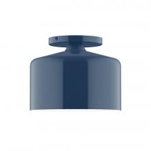 Montclair Light Works FMD419-50-L10 - 8.5" J-Series LED Flush Mount, Navy